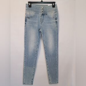 NWT Miss Sixty Silk/Linen Blend High Waist Jeans Size 26/28